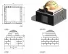 Building plans for a 42 inch igloo brick pizza oven step6.webp